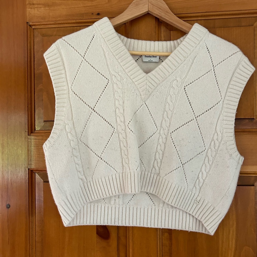 Sunday Best Cream Knit Sweater